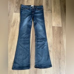 Paige Skyline Boot Medium Wash Denim Jeans Size 31 x 34 inseam